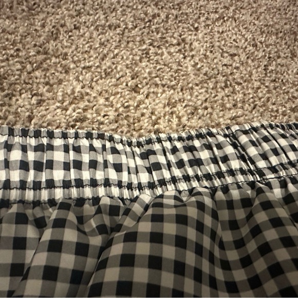 Nike Black and White Athletic Shorts gingham print size XS - Picture 5 of 5